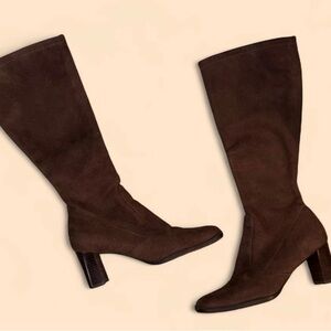 AEROSOLES Brown Heeled Boots